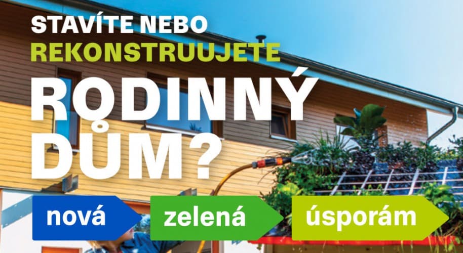Nová zelená úsporám pro rodinné domy